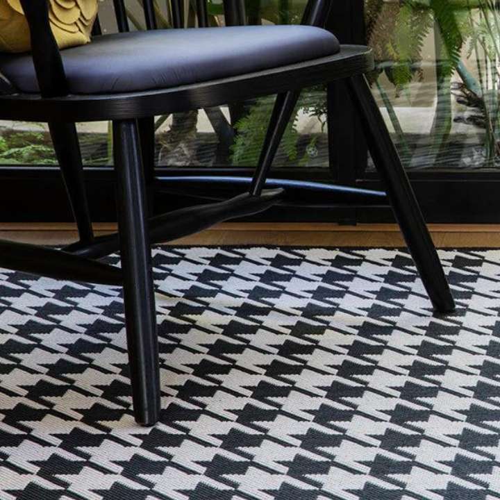 Houndstooth Black | Rug