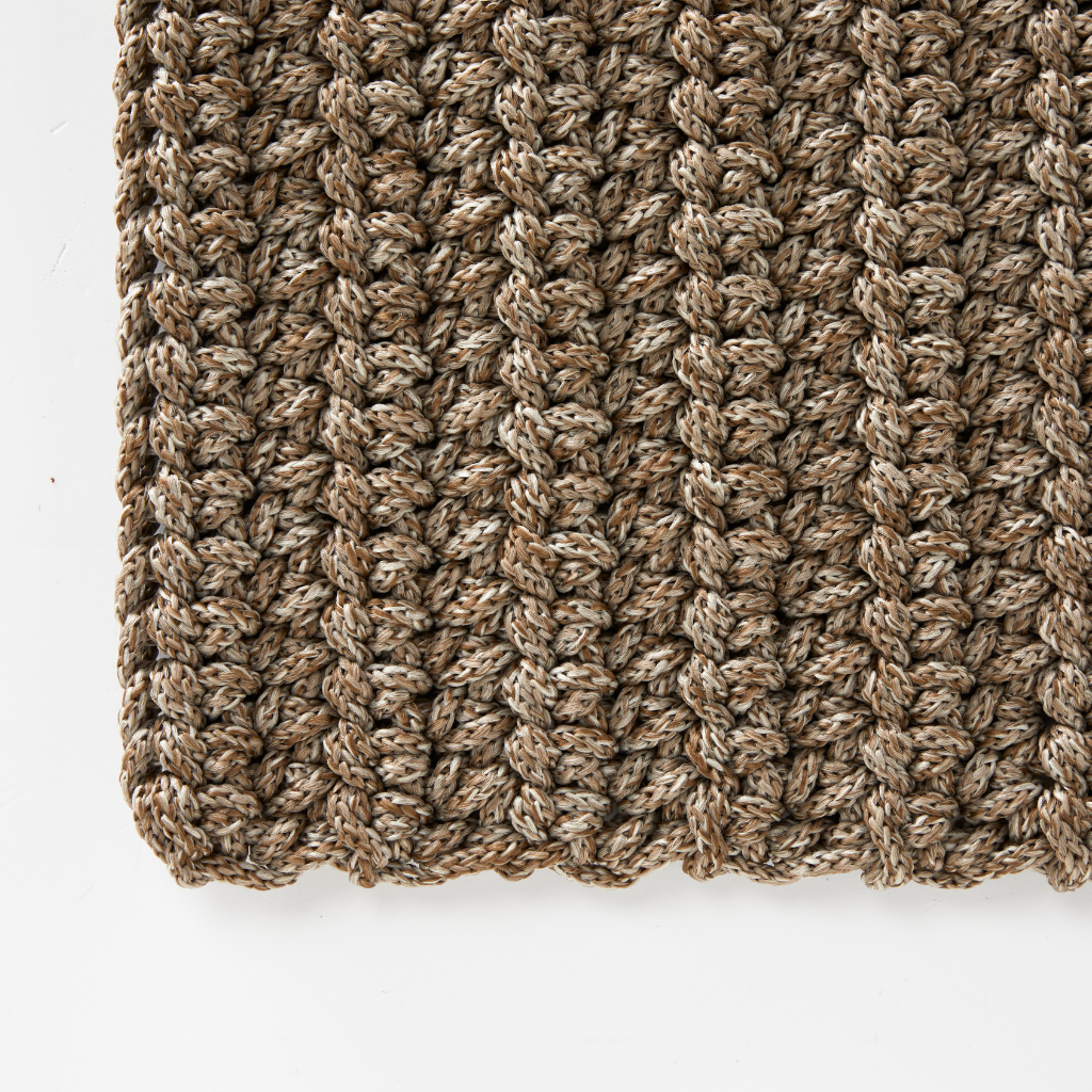 Close-up view of the Almond Rug colour