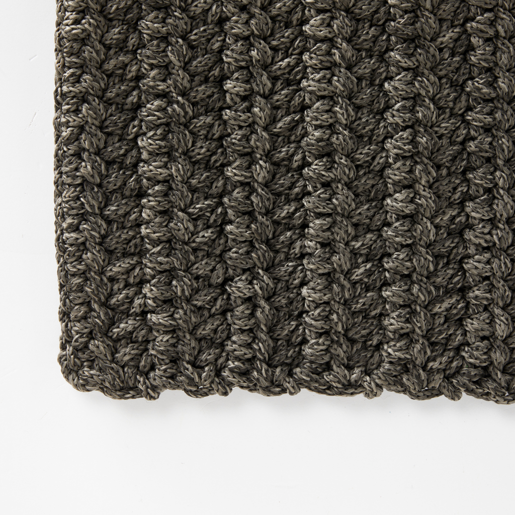 Close-up view of the Hayseed Rug colour
