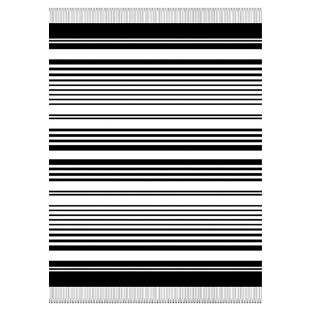 Top view of Melody Xhosa Stripe Black Natural