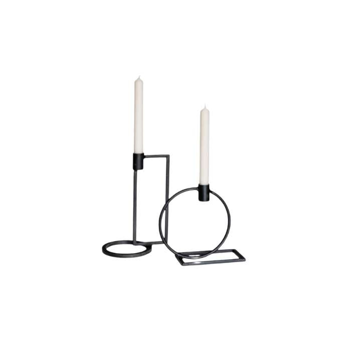 Geometric Candle Set