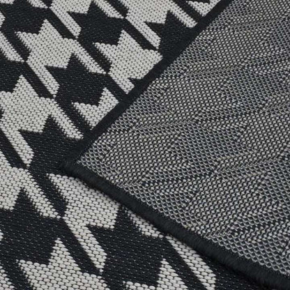 Houndstooth Black | Rug