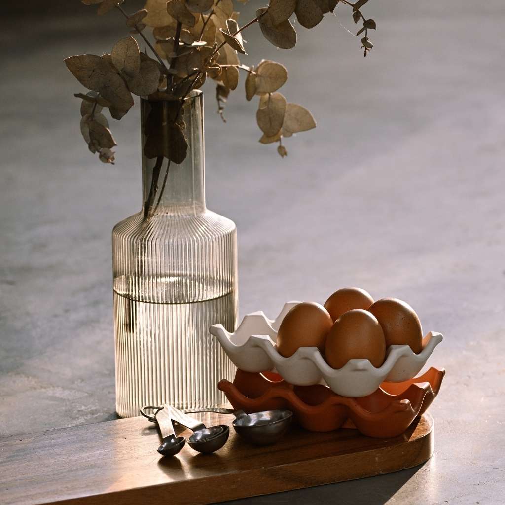 Egg Tray | in Terracotta