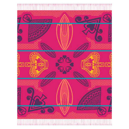 Basotho Throw | Cerise/Grape