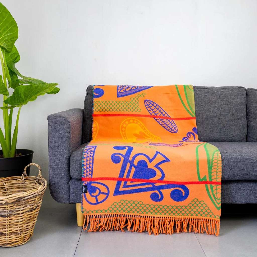 Basotho Throw | Firecracker/Old Royal