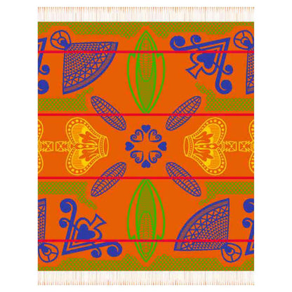 Basotho Throw | Firecracker/Old Royal