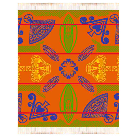 Basotho Throw | Firecracker/Old Royal