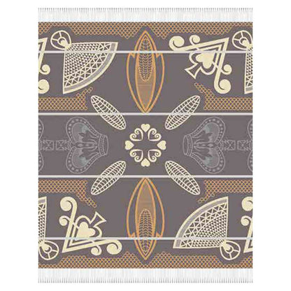 Basotho Throw | Iron/Bone