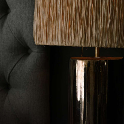 Bronze Dual-Tone Artisan Table Lamp