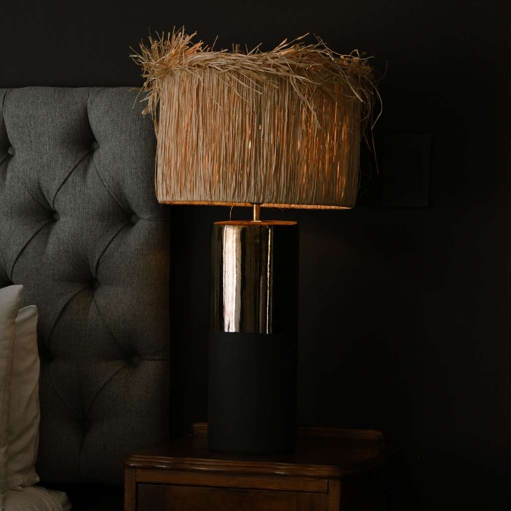 Bronze Dual-Tone Artisan Table Lamp