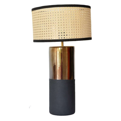 Bronze Dual-Tone Artisan Table Lamp