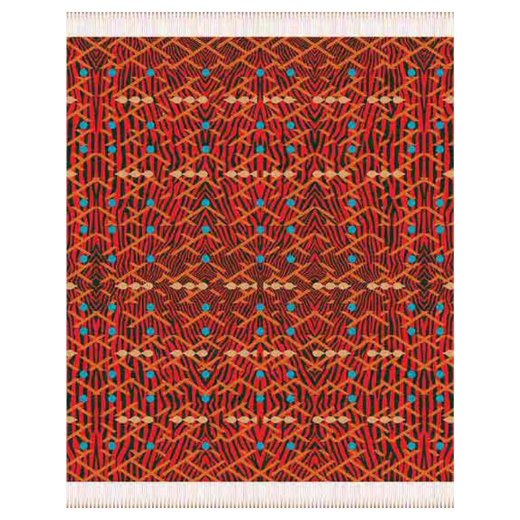 Top view of  Himba Burnt Red/Old Gold
