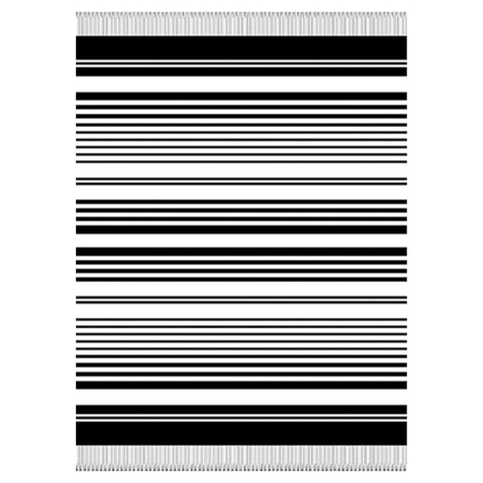 Top view of Melody Xhosa Stripe Black Natural