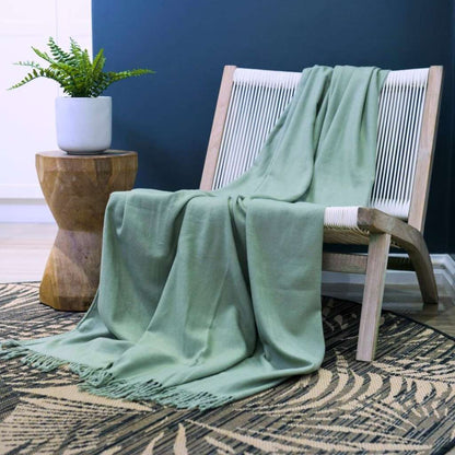 Melody - Plain Throw | Olive