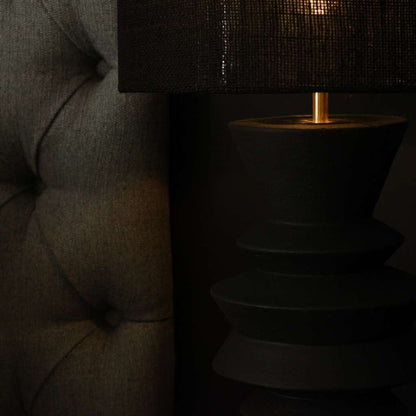 ZigZag Black | Artisan Table Lamp