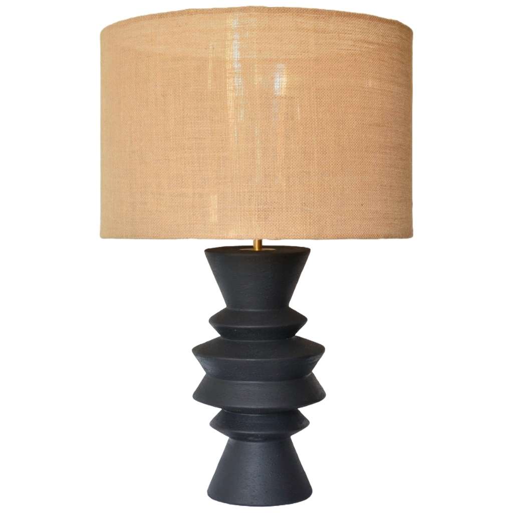 ZigZag Black | Artisan Table Lamp