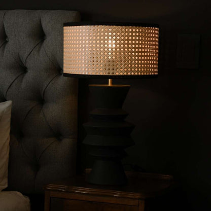 ZigZag Black | Artisan Table Lamp