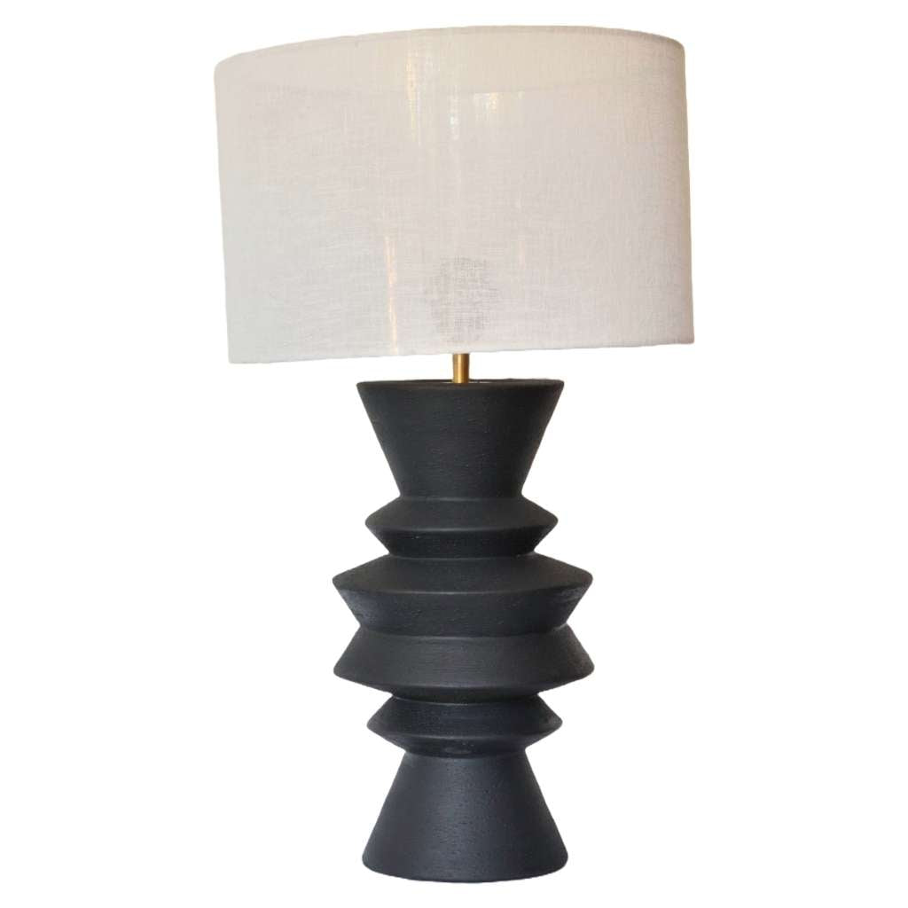 ZigZag Black | Artisan Table Lamp