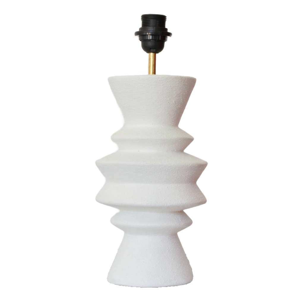 ZigZag White | Artisan Table Lamp