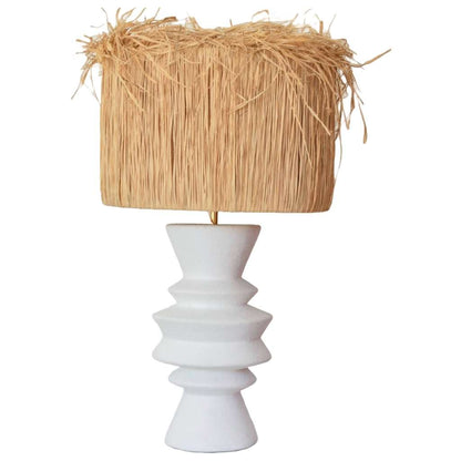 ZigZag White | Artisan Table Lamp