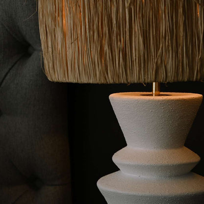 ZigZag White | Artisan Table Lamp