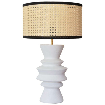 ZigZag White | Artisan Table Lamp