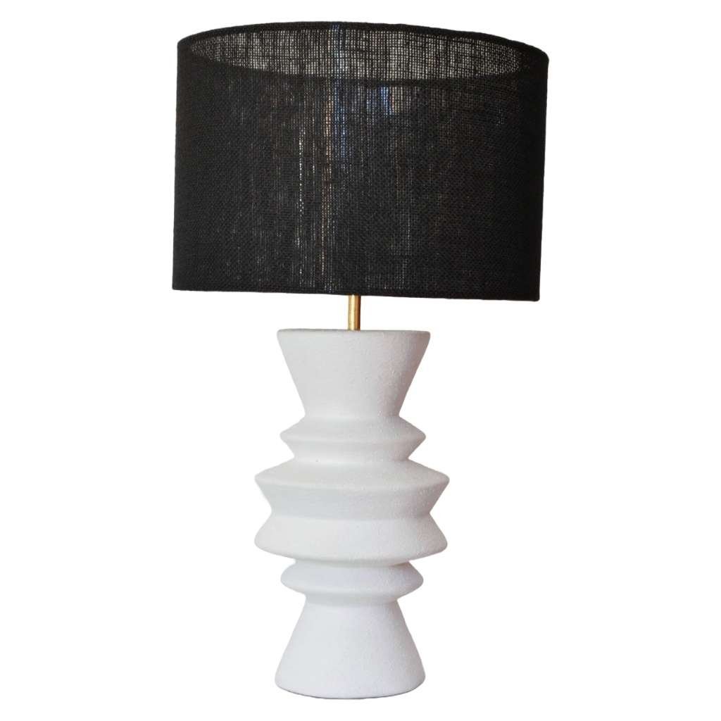 ZigZag White | Artisan Table Lamp