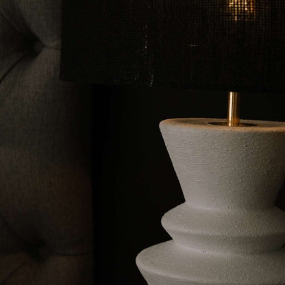 ZigZag White | Artisan Table Lamp