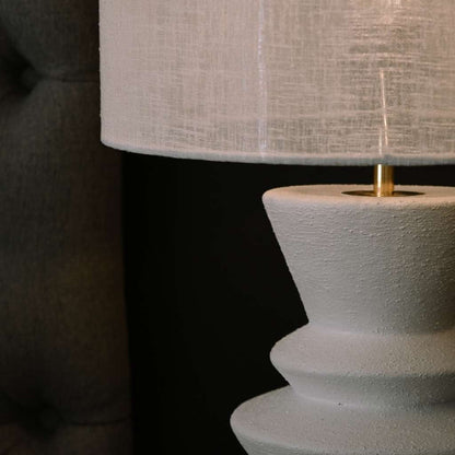 ZigZag White | Artisan Table Lamp