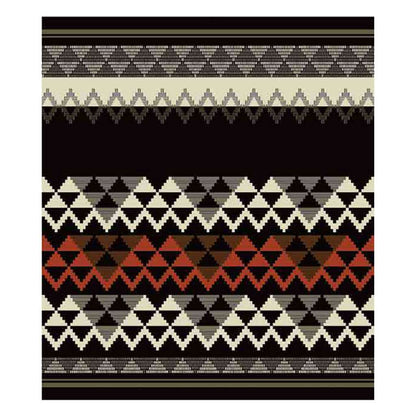 Top view of the Zulu Basket Throw | Cocoa/Bone